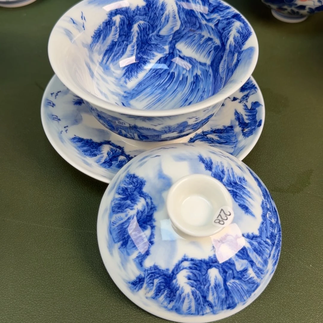 景德镇纯手绘茶具圆圆228