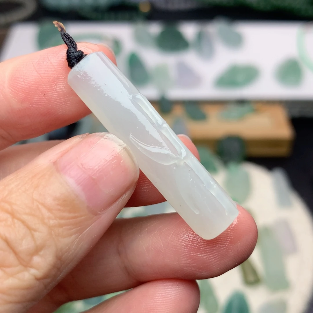 未镶嵌定制翡翠竹节