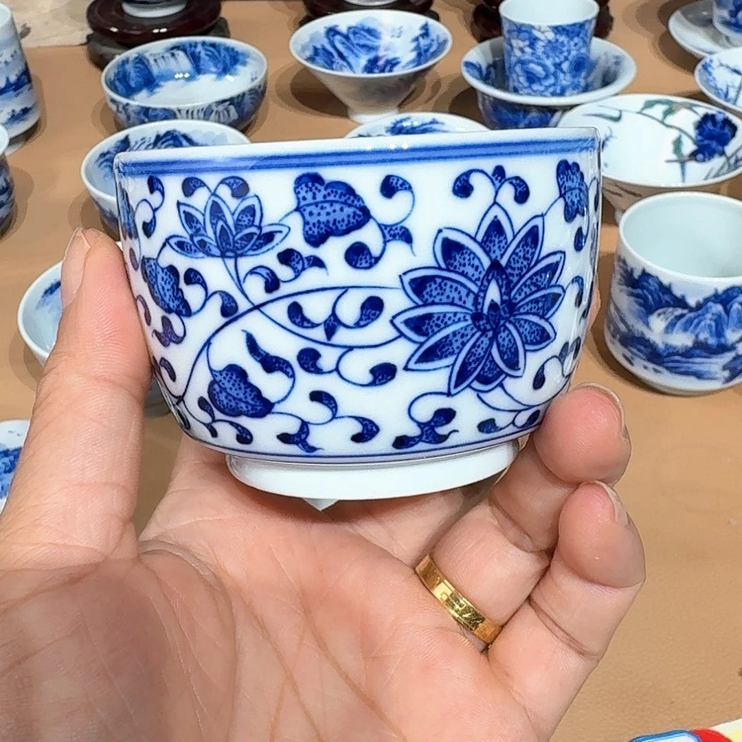 红***具景德镇纯手工手绘单杯