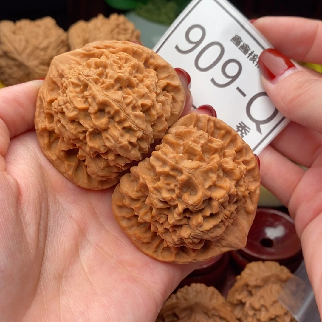 文玩核桃把件官帽52