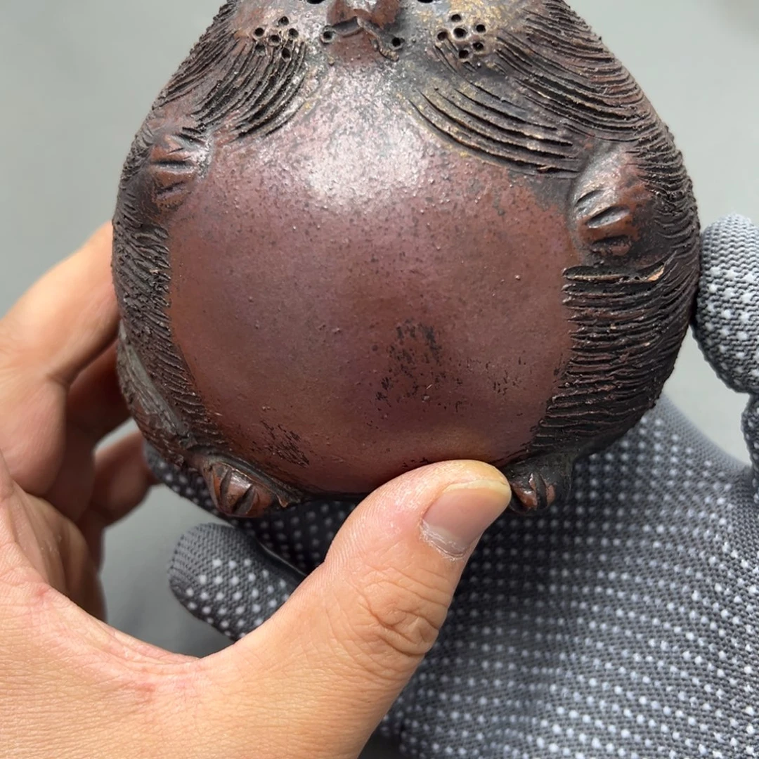 ****鱼陶瓷中古工艺品摆件