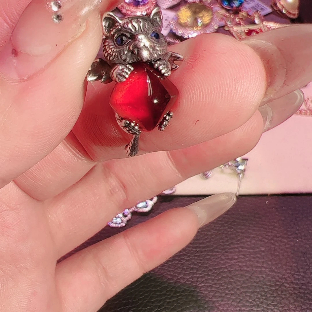 石榴石（芬达石）吊坠银S925镶嵌