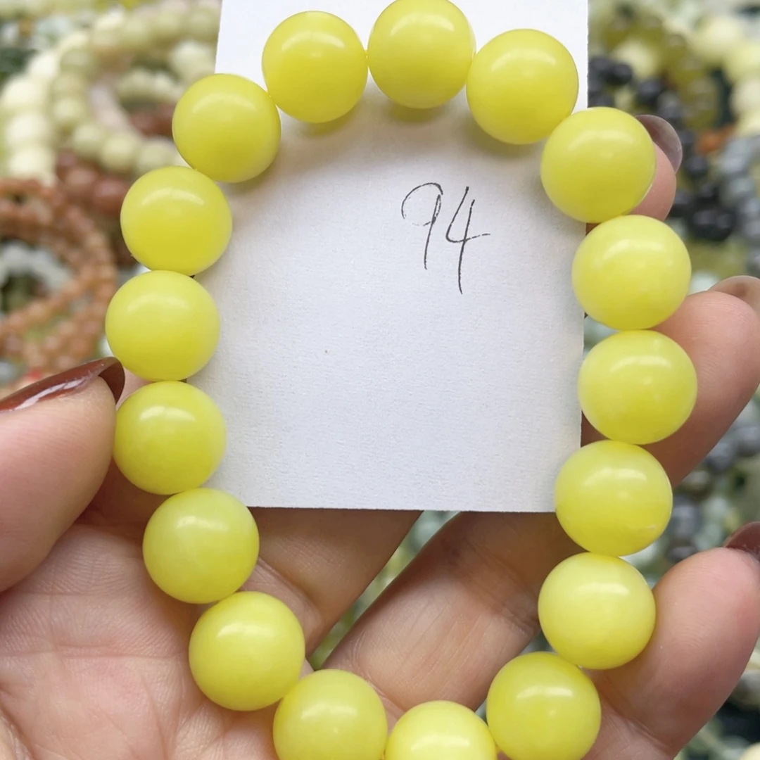 未镶嵌蛇纹石玉手链