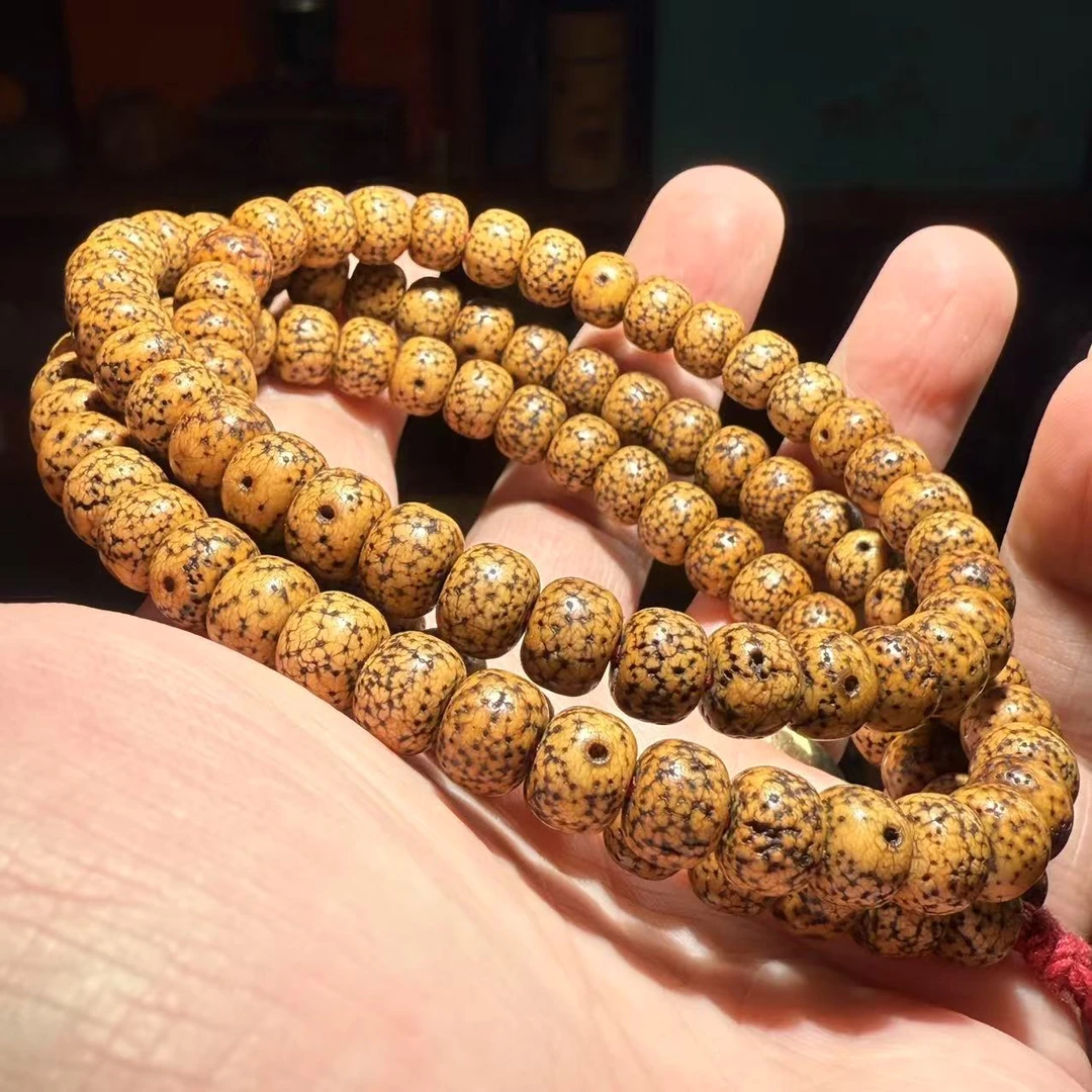 大年份老星月菩提脖挂 尺寸0.8（108颗）