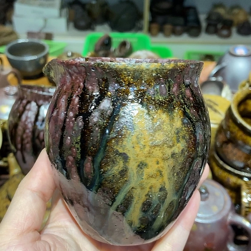 【闪购商品】茶杯紫砂双木九变紫泥细料280cc