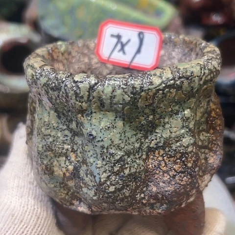 粗陶花盆手工花盆制作