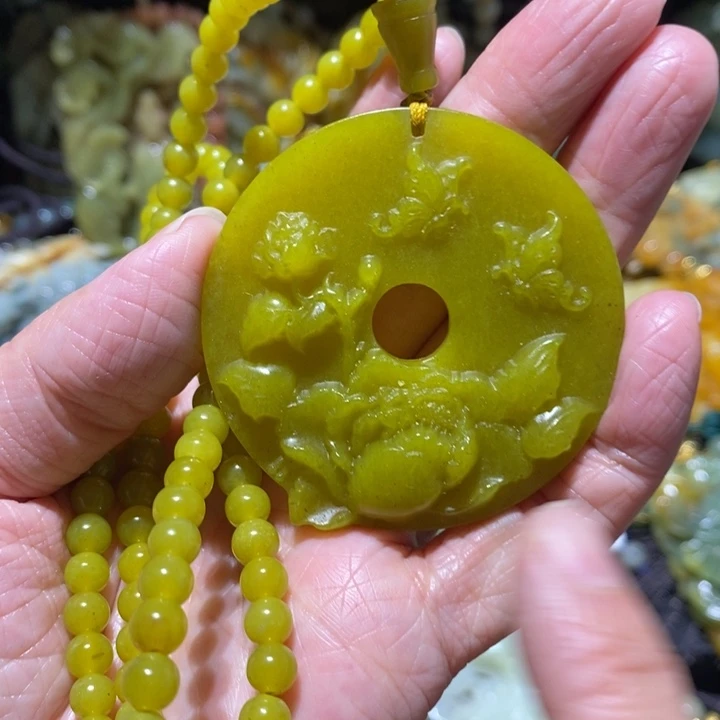 岫玉岫玉吊坠未镶嵌