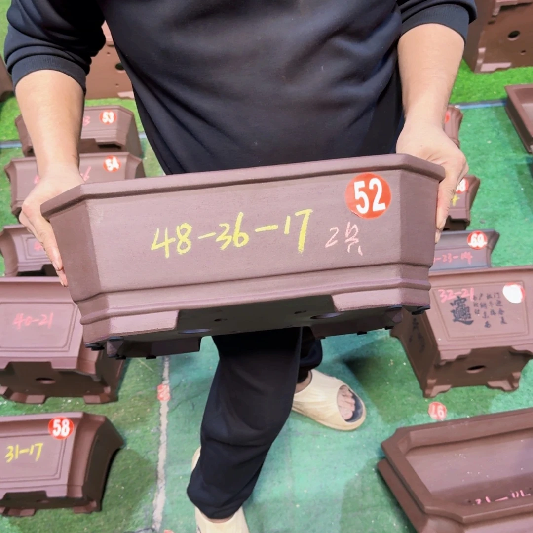 开***动紫砂花盆紫砂花盆