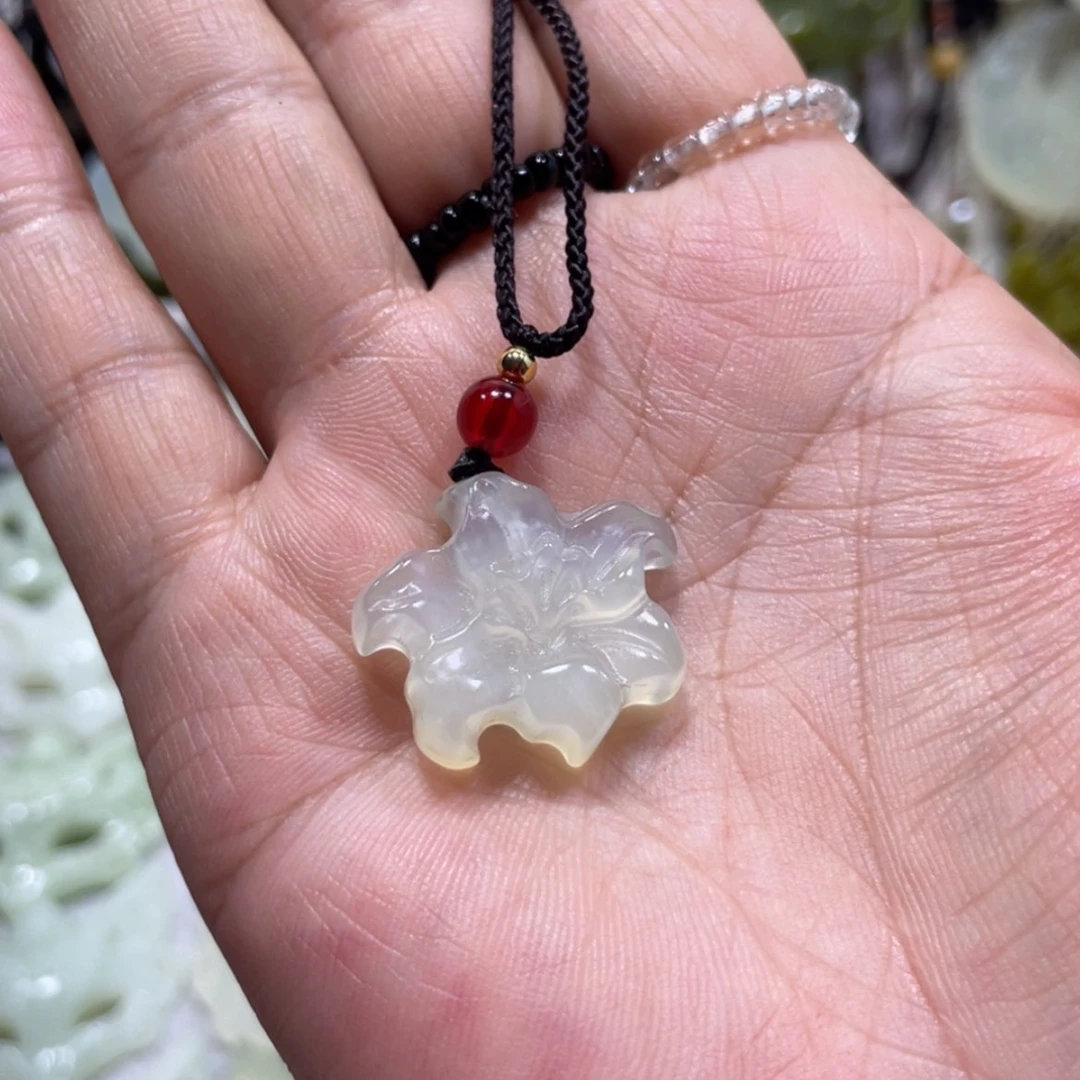 【闪购商品】岫玉颈饰未镶嵌16吊坠