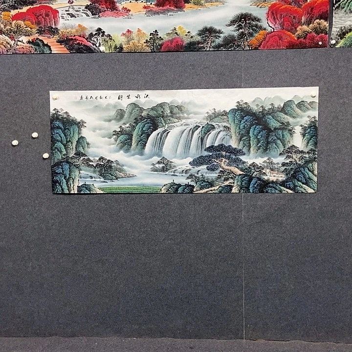 国画小六尺山水一副