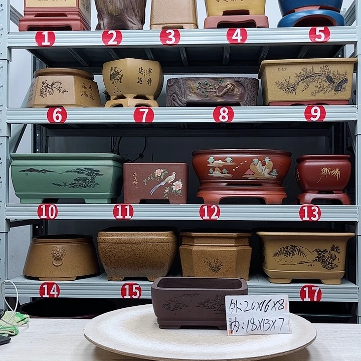 紫砂花盆紫砂花盆