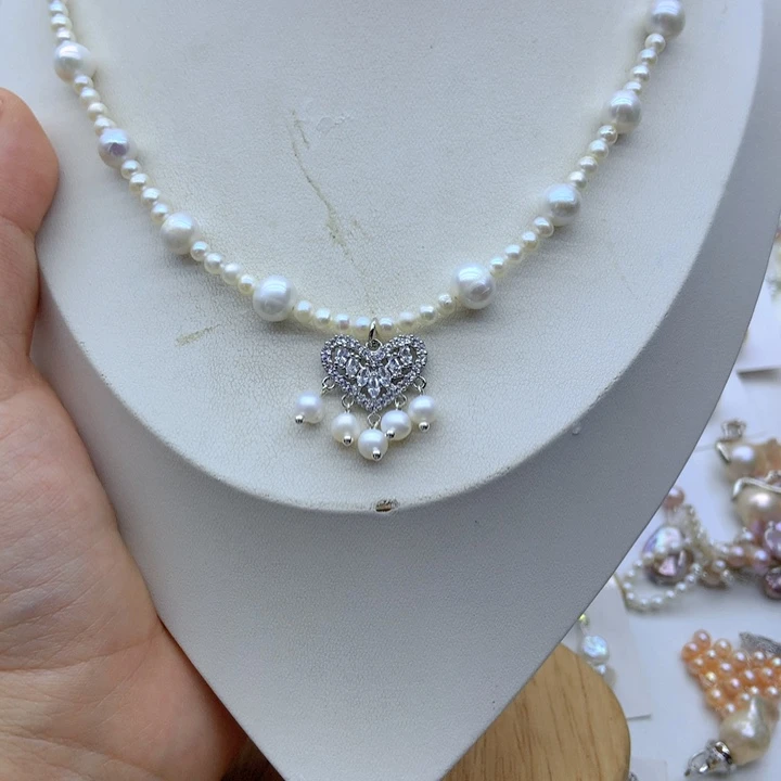 淡水珍珠未镶嵌颈饰