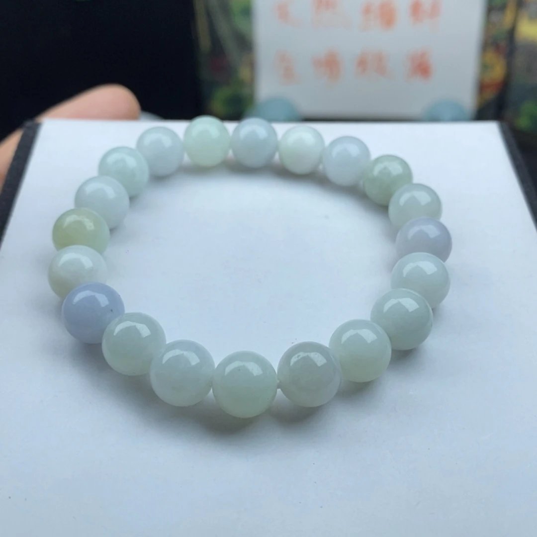 翡翠散珠卡9手串20颗