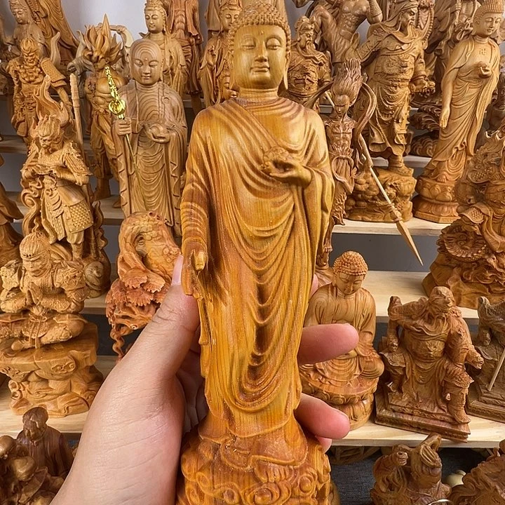 柏木（崖柏）大**来大日如来微瑕