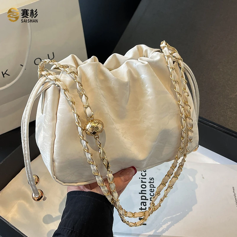 今年流行包包女2024新款斜挎包女ins高级感洋气百搭单肩链条包女