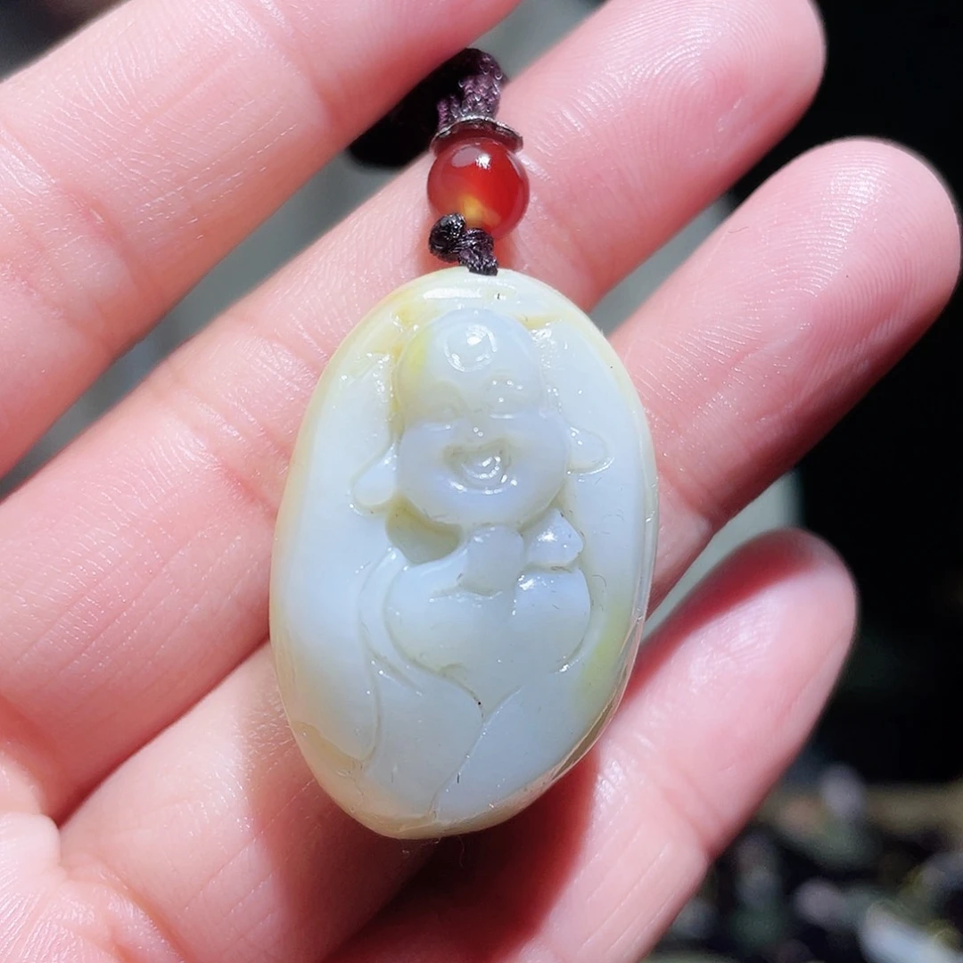 和田玉颈饰未镶嵌