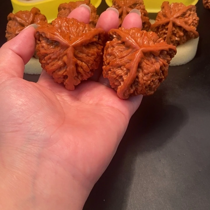 吊坠文玩核桃一****、工艺三棱