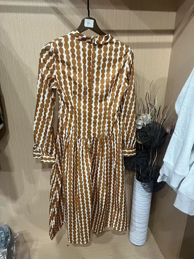 印花街头风休闲风连衣裙女士长款裙子潮流女装百搭