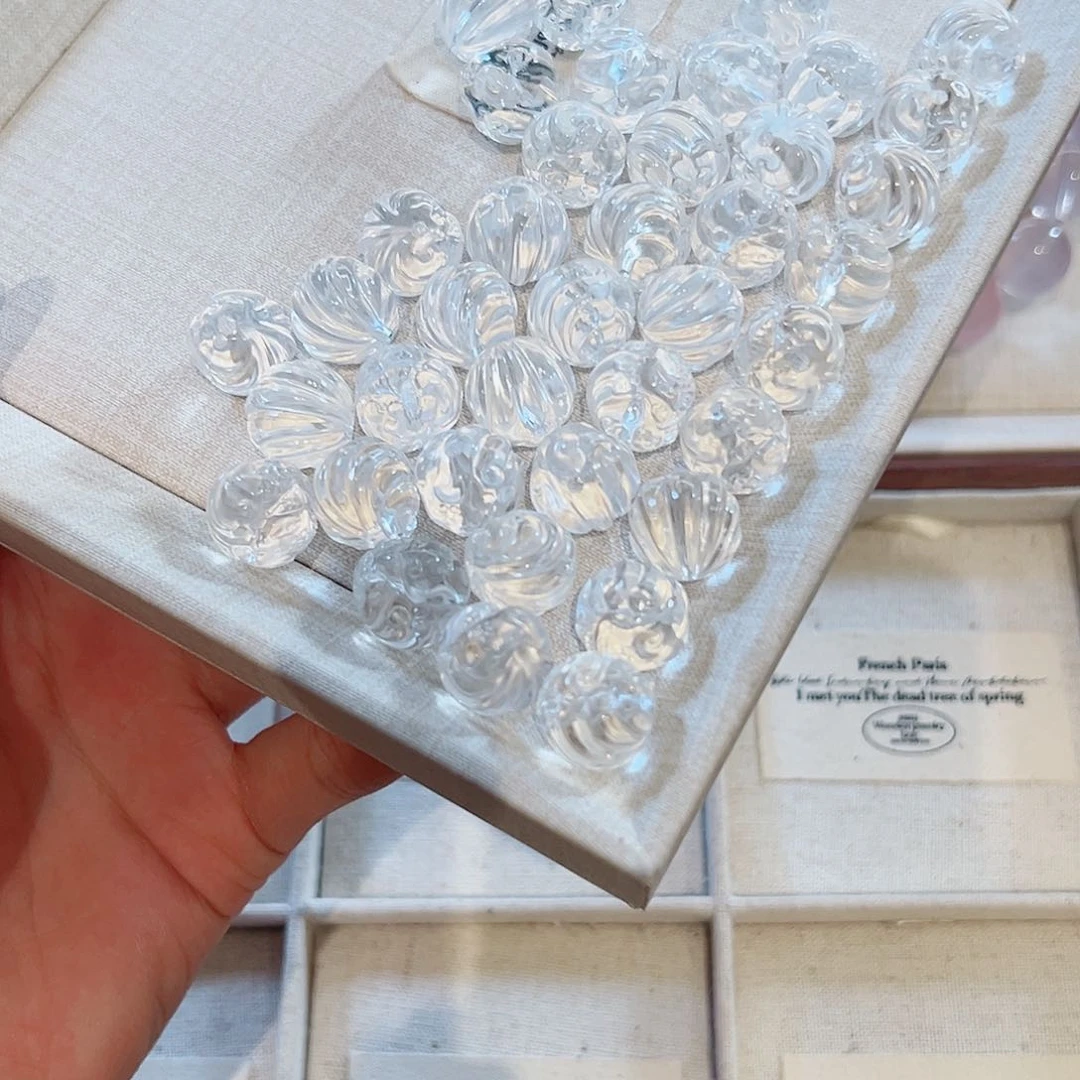 水晶手链未镶嵌白水晶狐球(一颗的价格)