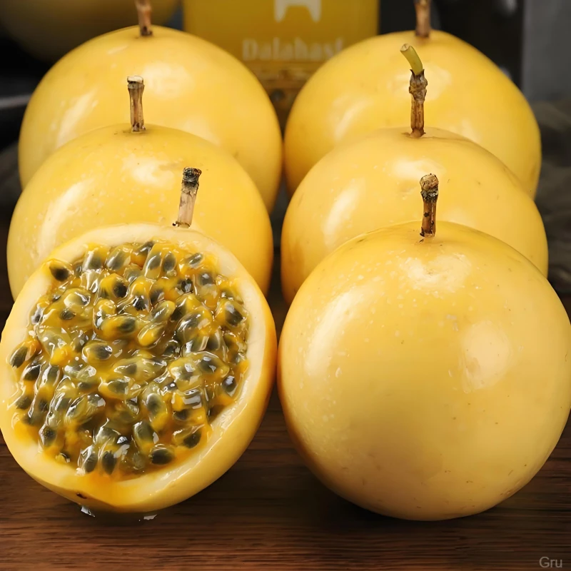 新鲜现摘头茬饮蜜9号黄金百香果