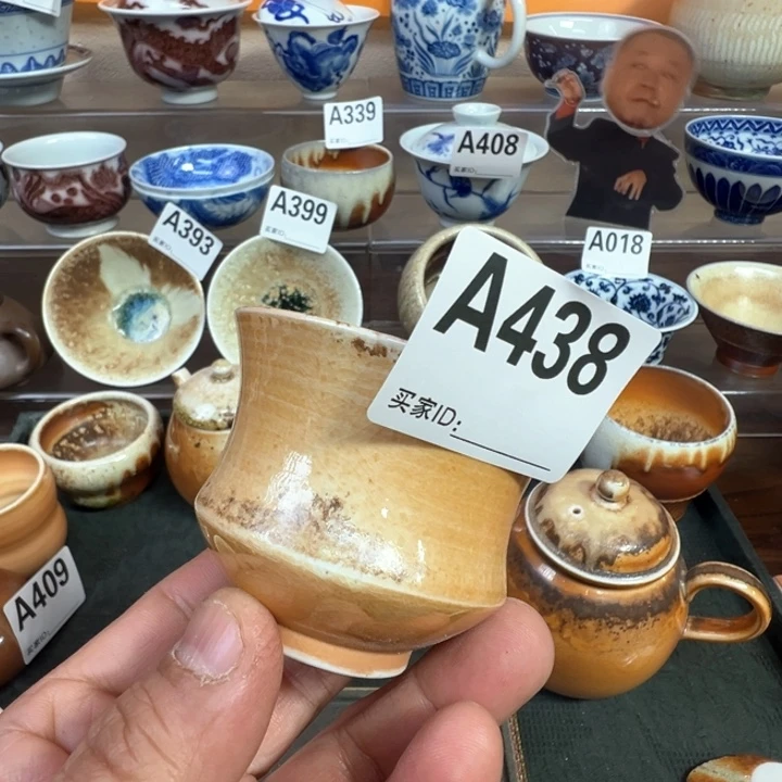 摆件438 景德镇手工柴烧茶器