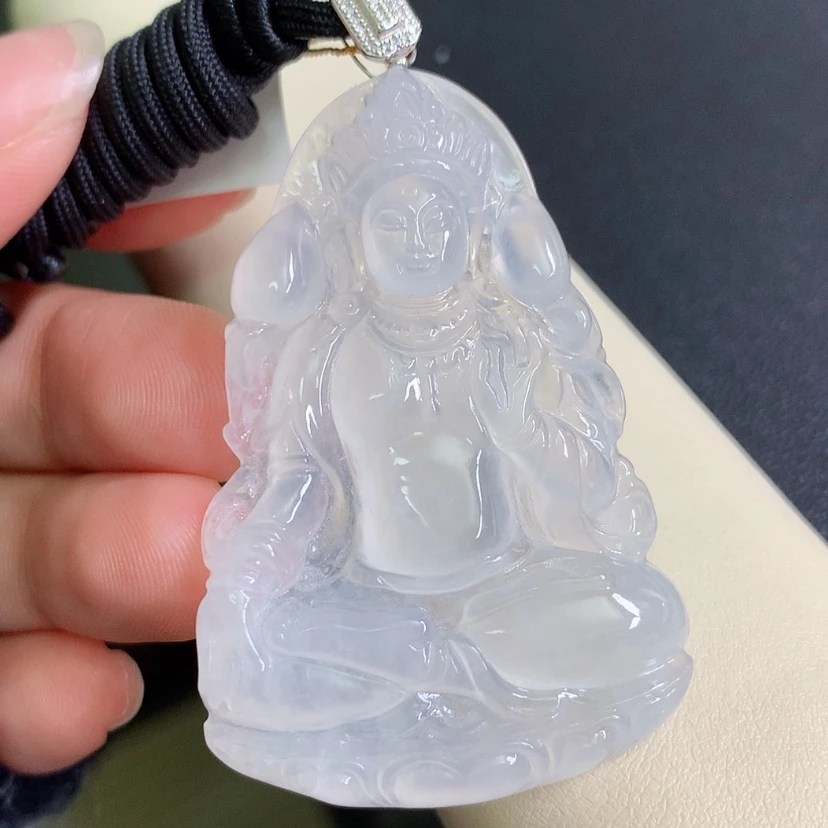 【闪购商品】翡翠颈饰18K金镶嵌度母