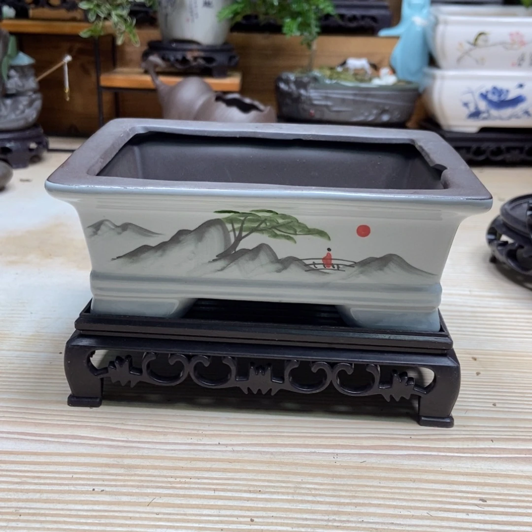 瓷片陶瓷花盆陶瓷艺术