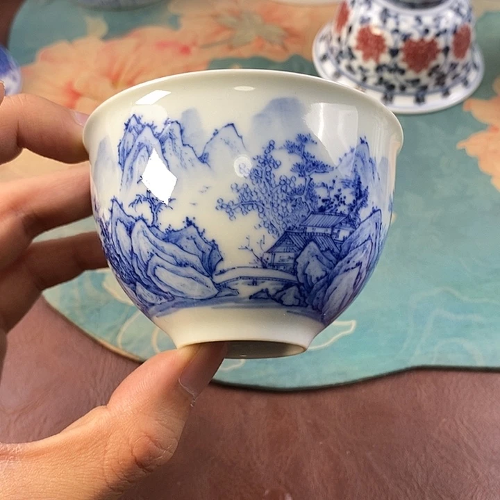 杯南****发现代景德镇全手工全手绘茶具167888