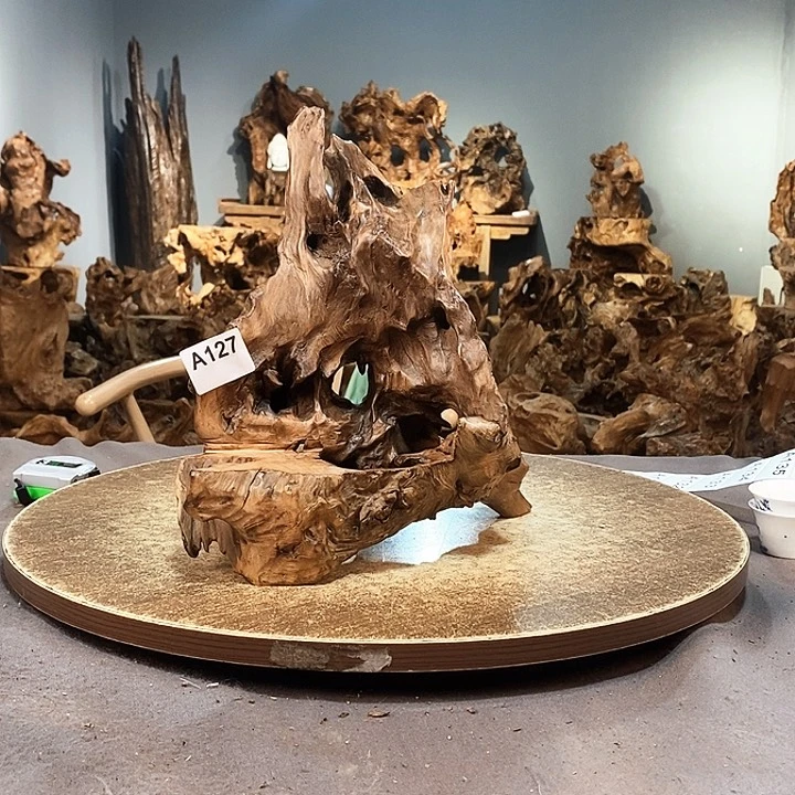 茶盏刘*君127。株木随行根艺