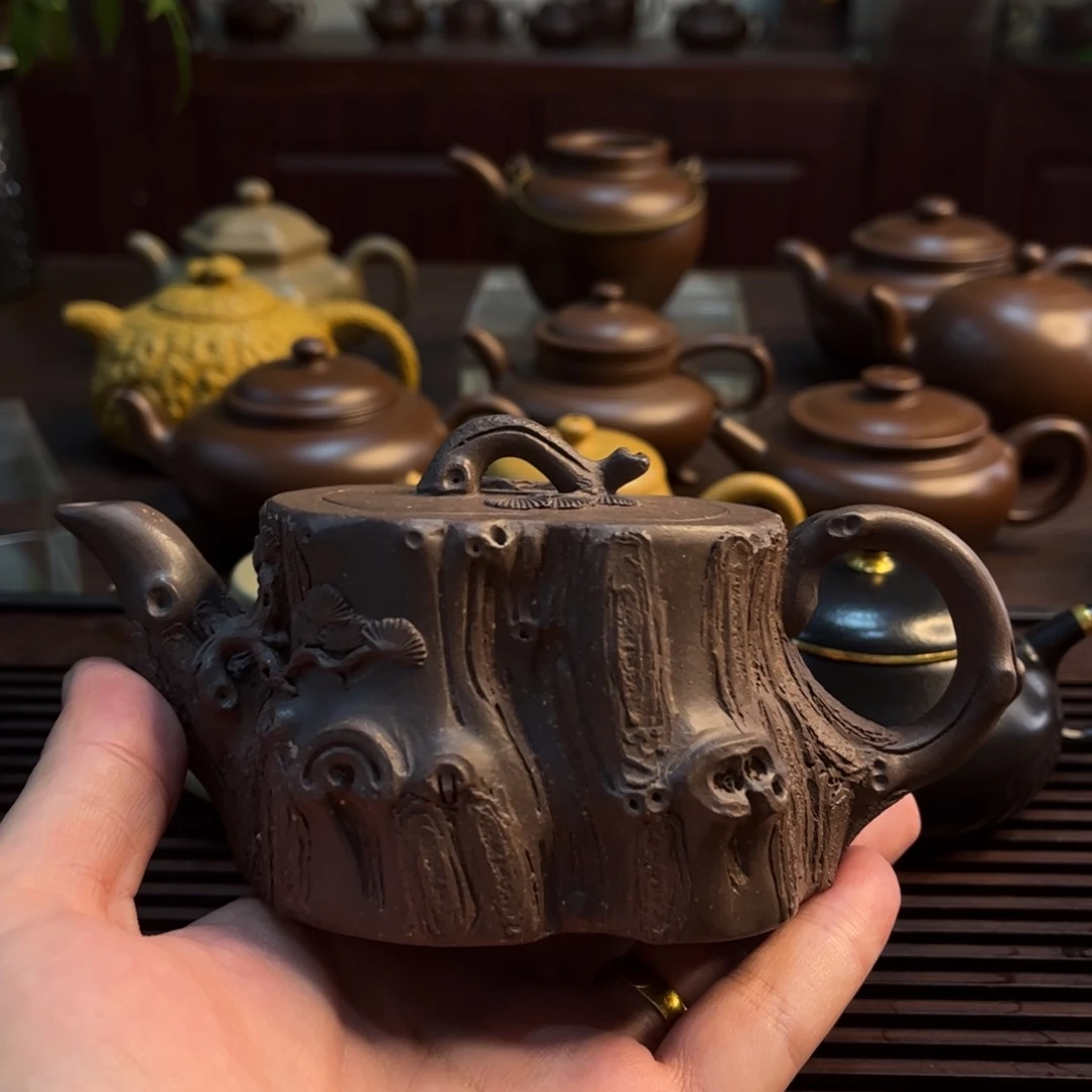 茶壶紫砂国庆福利，全手工花器