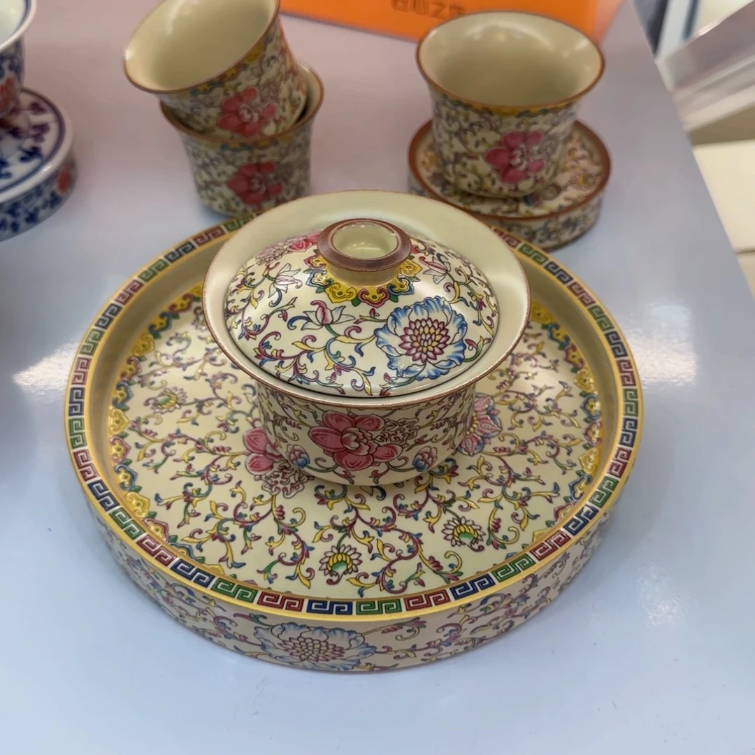 这些盖碗真好看！！！