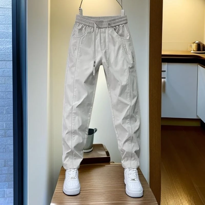 2025春夏款运动休闲时尚户外百搭潮流舒适宽松潮牌高档弹力冲锋裤