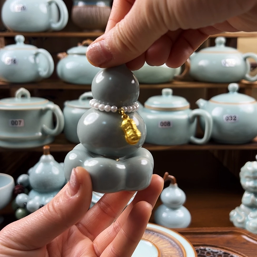 仿古釉转转小葫芦福利