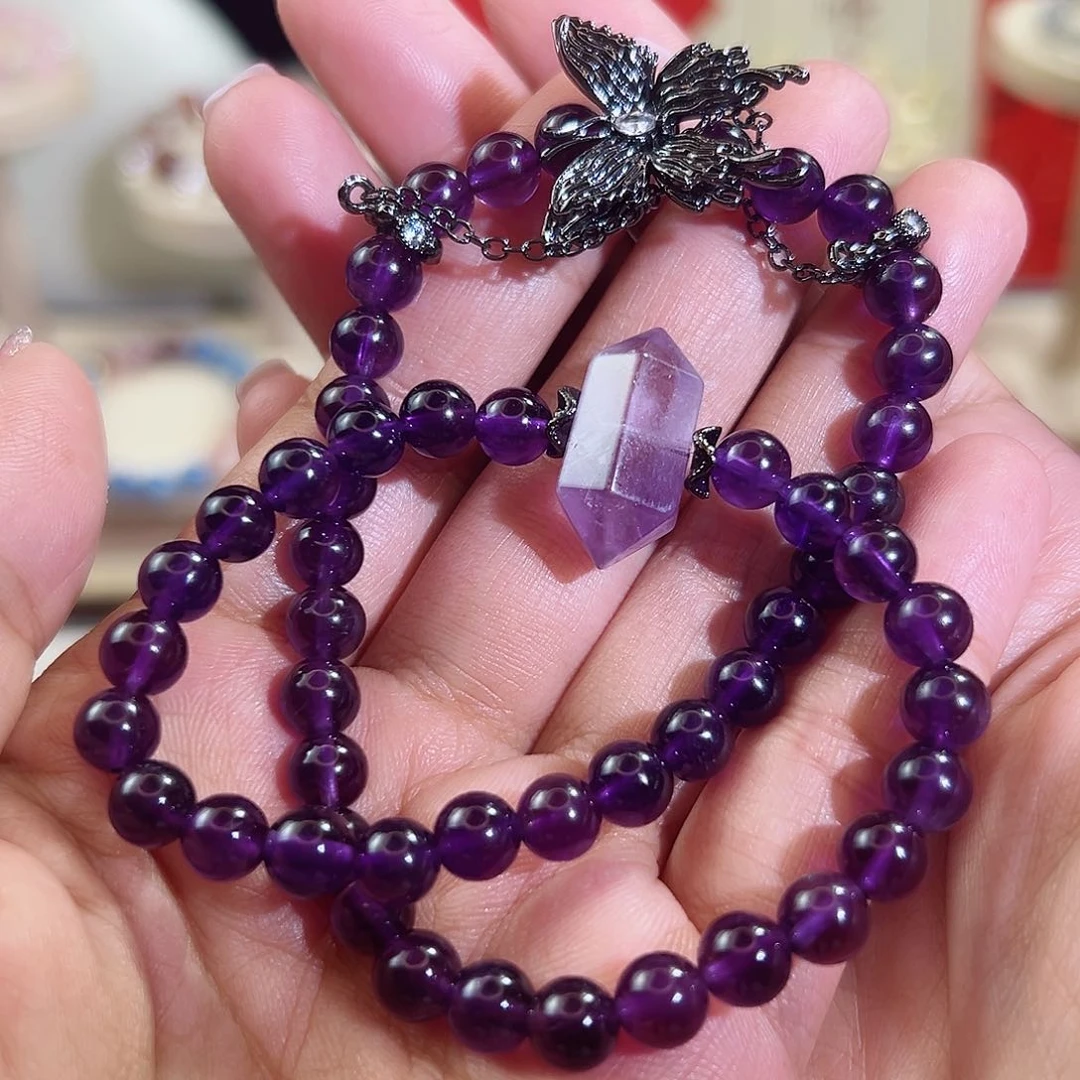 水晶手串未镶嵌水晶手串