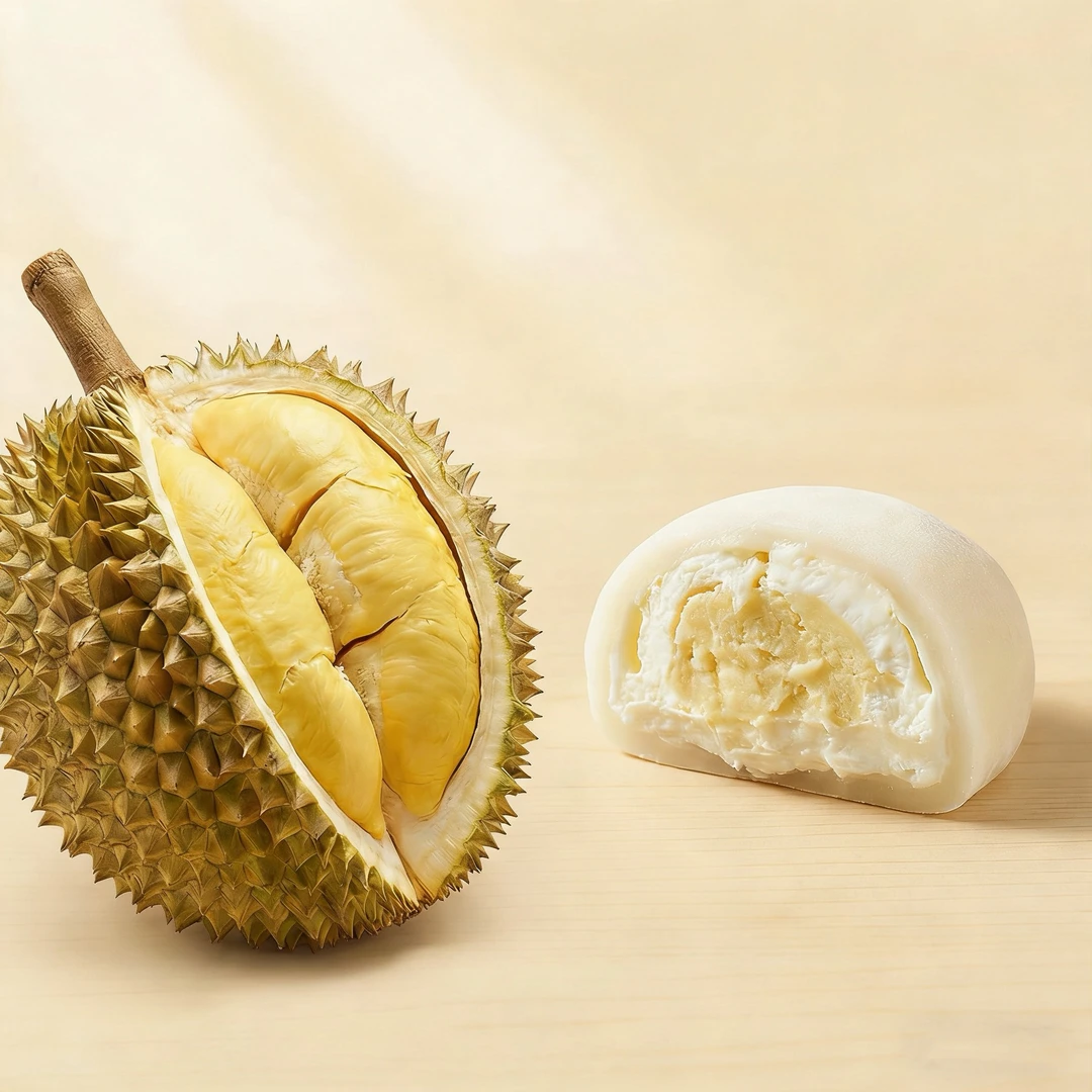 糯叽叽榴莲大福 树熟A+金枕榴莲果肉 动物奶油 香甜Q弹 顺丰包邮