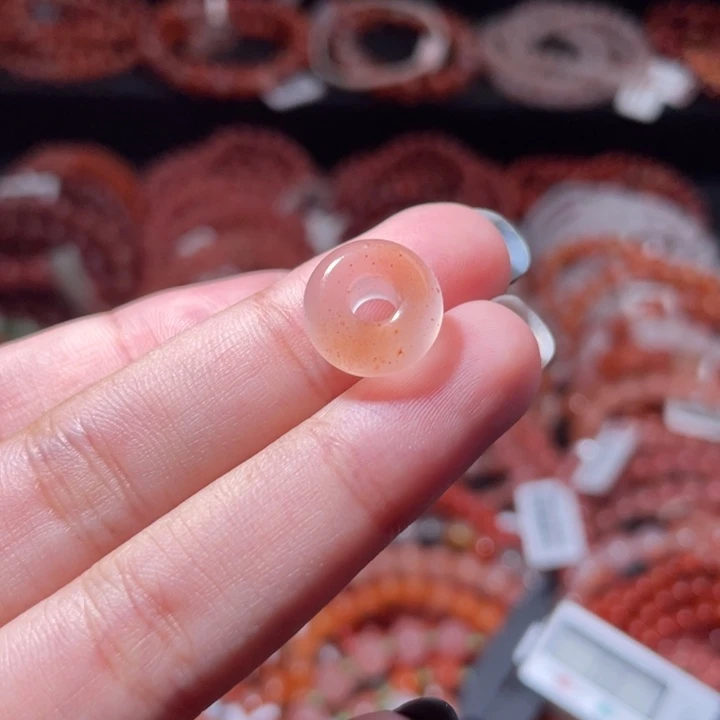 南红玛瑙未镶嵌面包扣2038