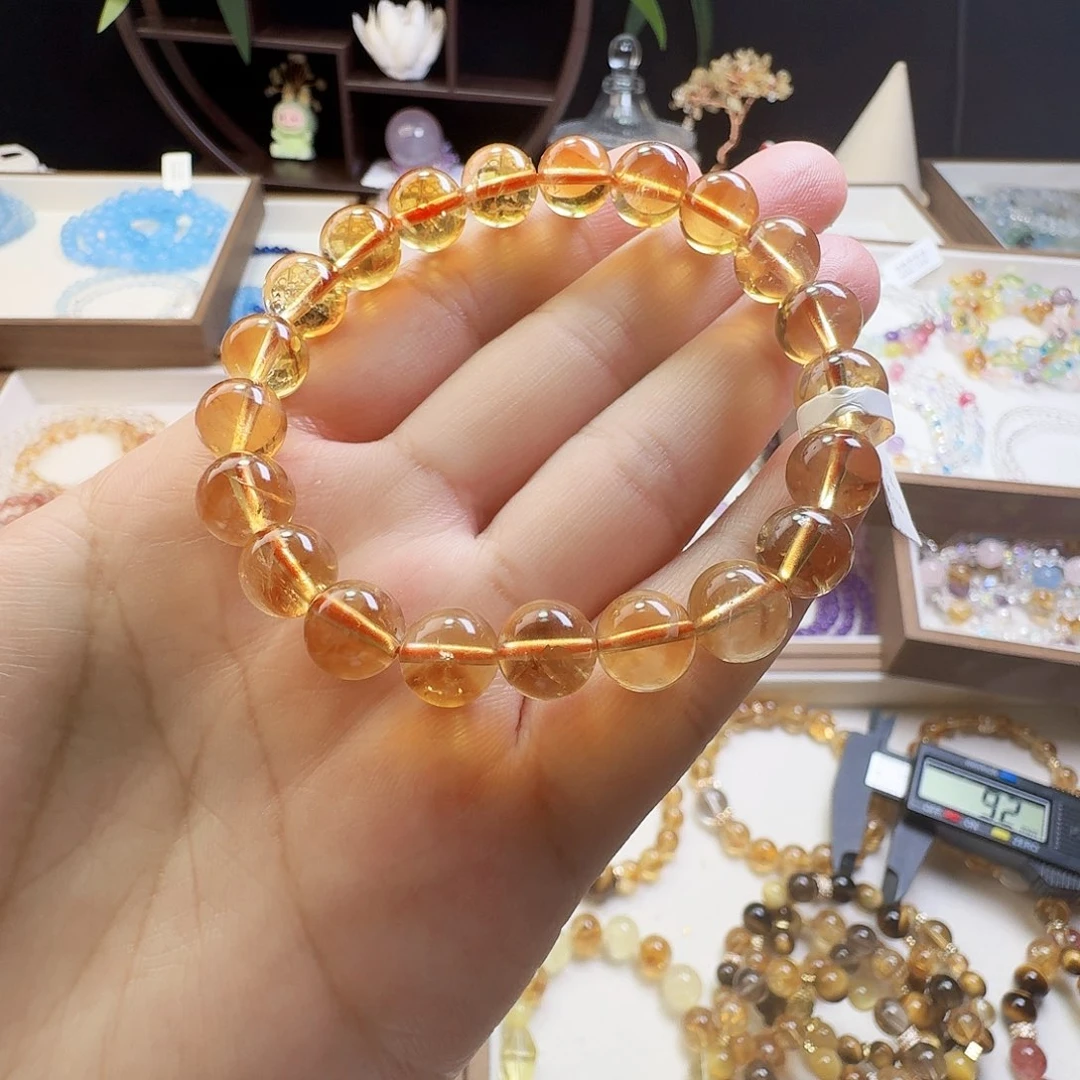 水晶手链未镶嵌黄水晶
