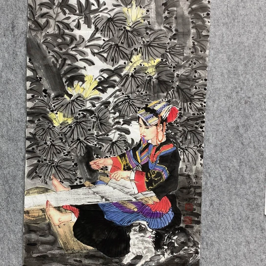 国画于老师三尺作品