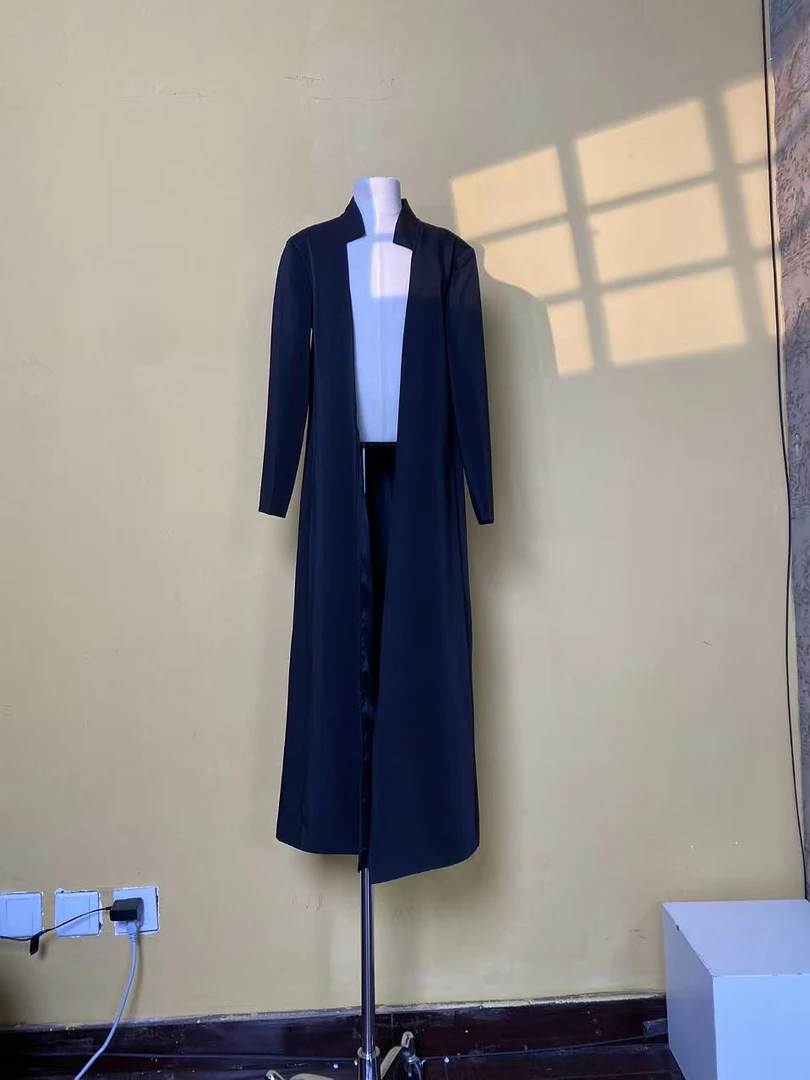 320黑色潮服多巴胺潮服女童个性西装模特走秀潮服服装