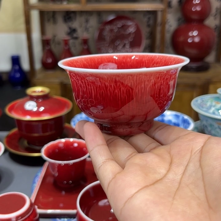 景德镇陶瓷浅行压手杯