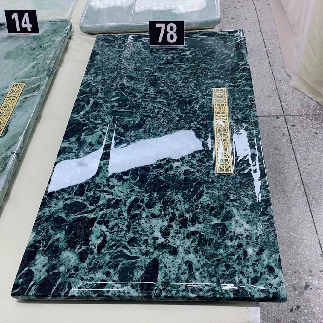 天然奢石普拉哒绿茶盘80*40