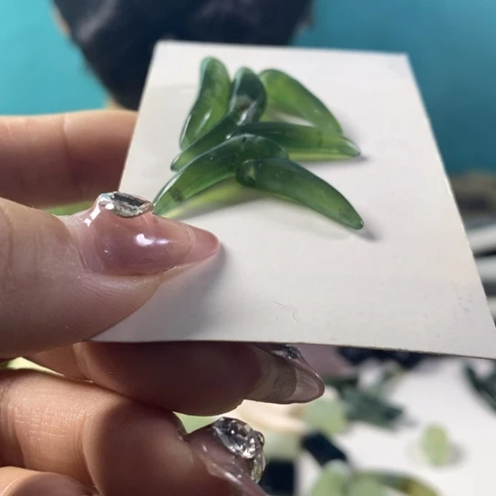 蛇纹石玉岫玉发簪未镶嵌L**i