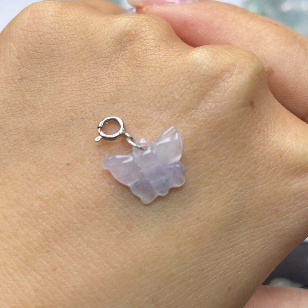 翡翠挂件银S925镶嵌芳**去5899999999