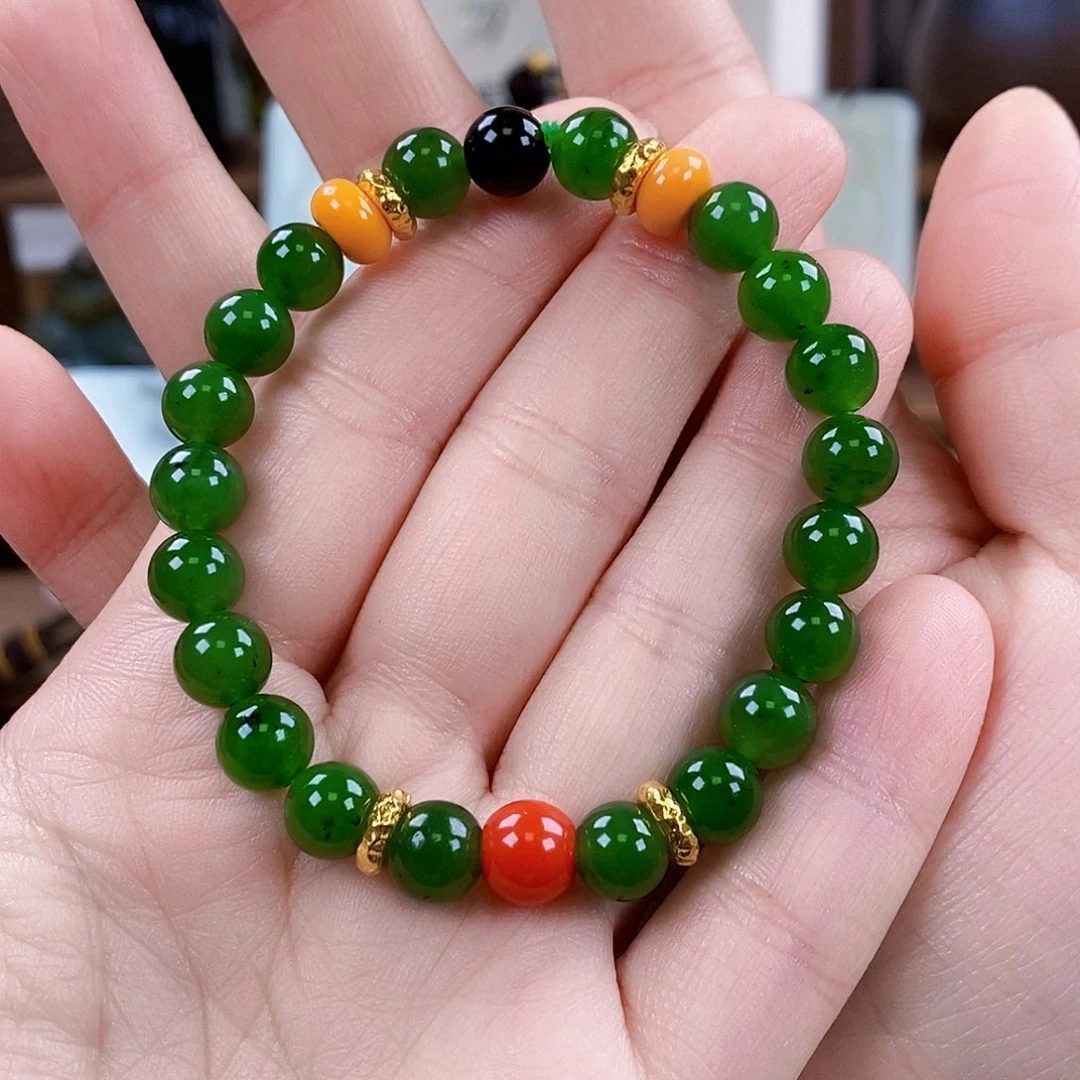 和田玉颈饰未镶嵌楠*