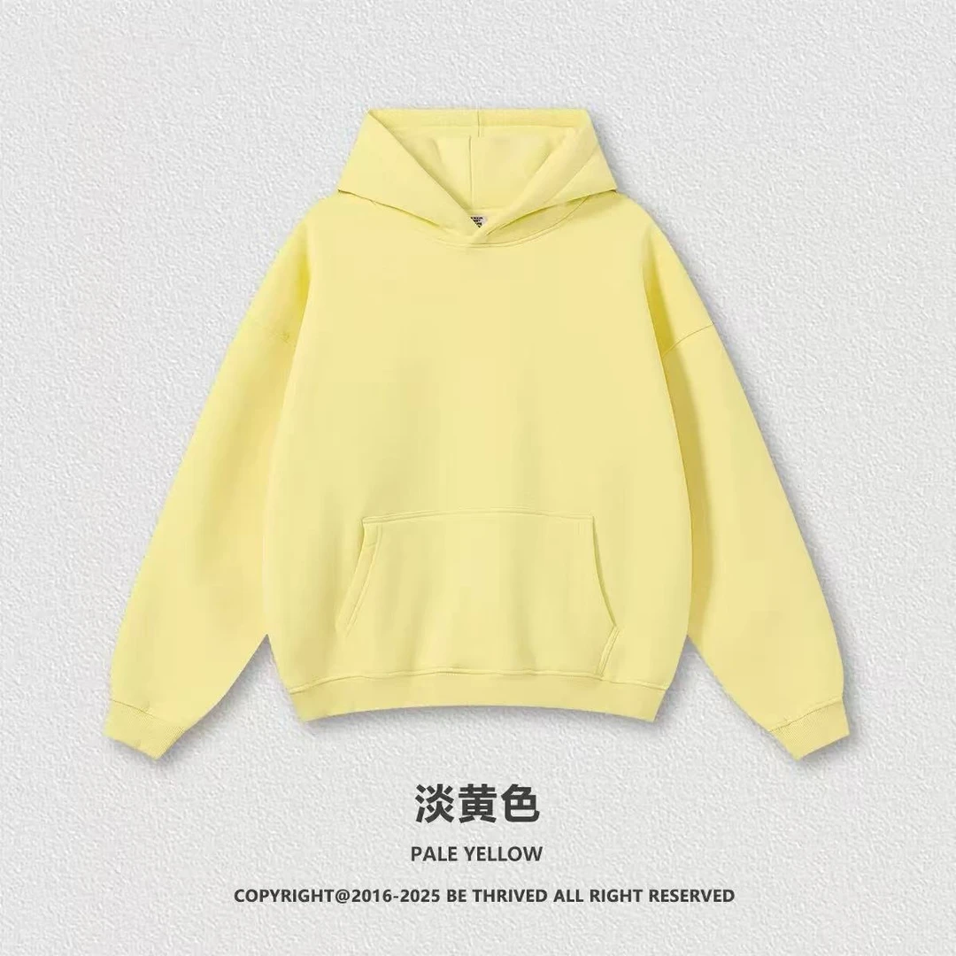 男装2025秋季休闲基础款连帽加绒卫衣卫裤美式潮牌运动套装男潮