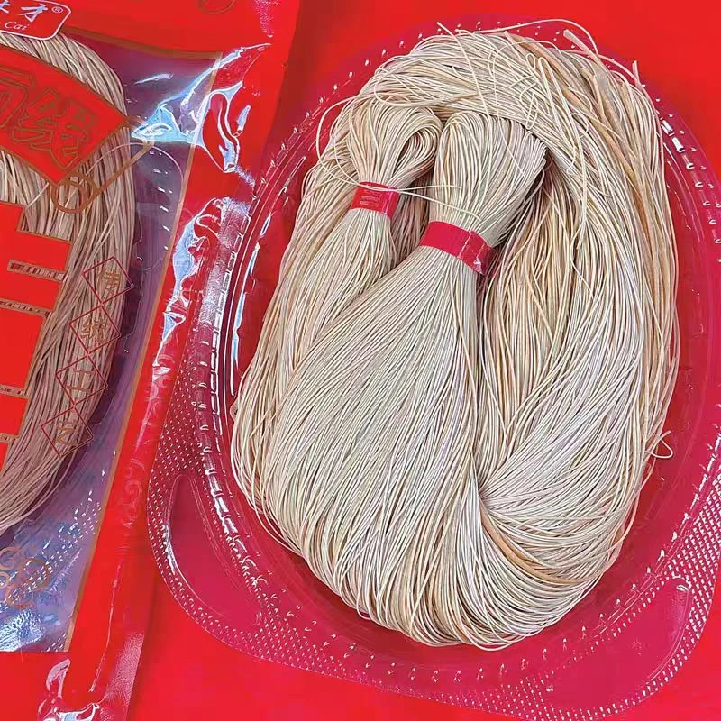 潮汕手工咸面线节日庆生长寿面挂面细面