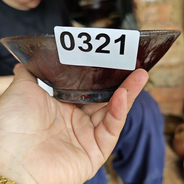 美***美0321，碗手工拉坯柴火烧制