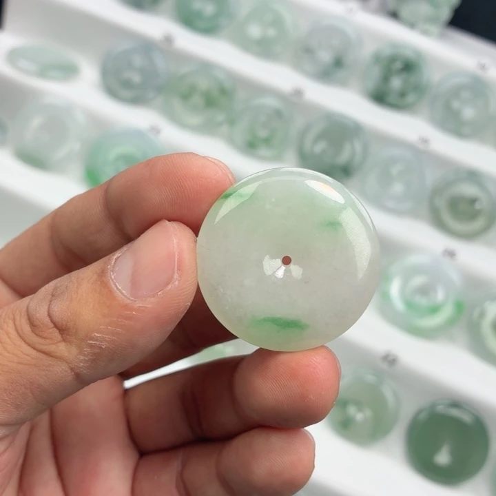 翡翠未镶嵌颈饰缅甸天然A货翡翠34-6.6