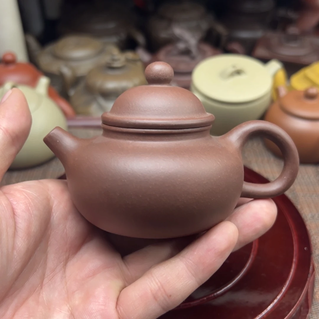 紫砂茶壶宜兴原矿紫砂壶130毫升容量