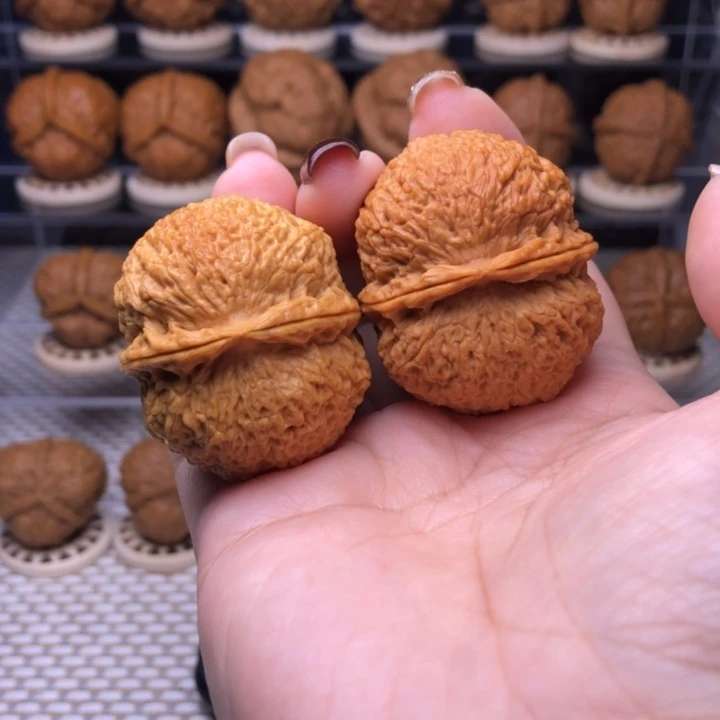 文玩核桃把件42号鱼子纹绣球39尺